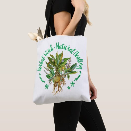 Tote Bag Médecine d'usines d'herbes de Herbalism de (De près)