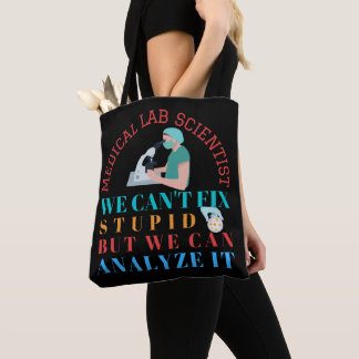 TOTE BAG MÉDICALE LAB SCIENTIFIQUE NE PEUT PAS RÉSOUDRE STU