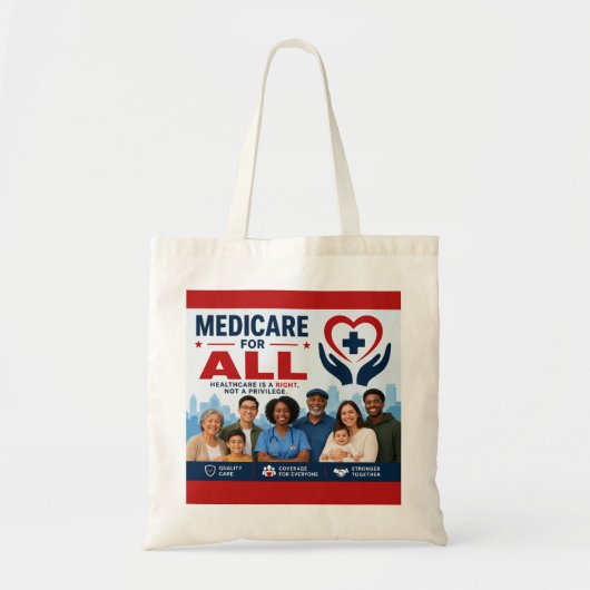 Tote Bag Medicare pour tous (Devant)