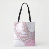 Tote Bag Méditation Consciente Sirène (Devant)
