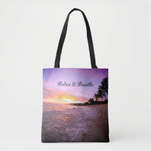Tote Bag Méditation de plage