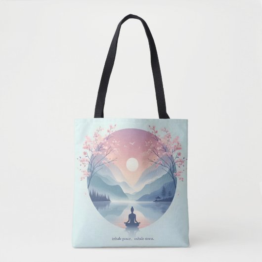 Tote Bag Méditation nature apaisante (Devant)