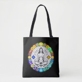 Tote Bag Méditation paisible et sereine (Devant)