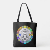 Tote Bag Méditation paisible et sereine (Dos)