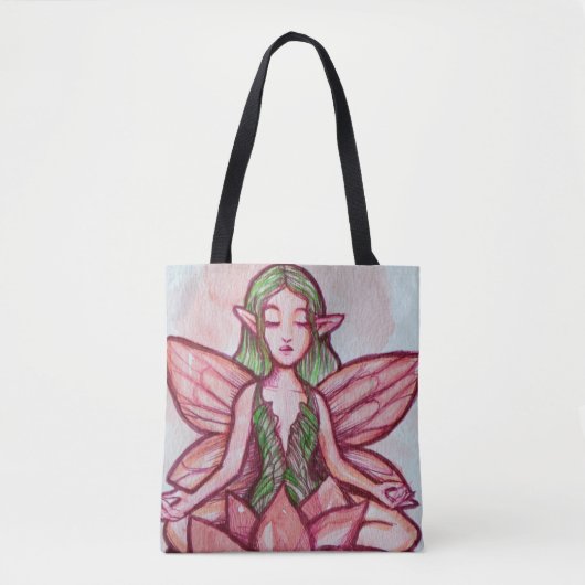 Tote Bag Méditer la fée (Devant)
