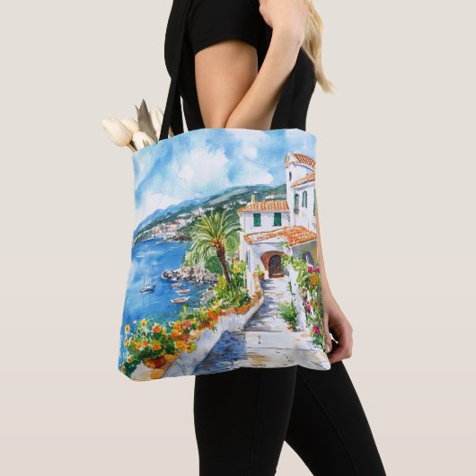 Tote Bag Mediterranean Summer (De près)