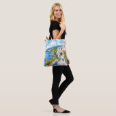 Tote Bag Mediterranean Summer (Sur le modèle)