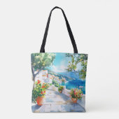 Tote Bag Mediterranean Summer (Dos)