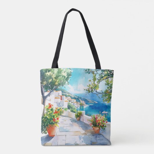 Tote Bag Mediterranean Summer (Dos)