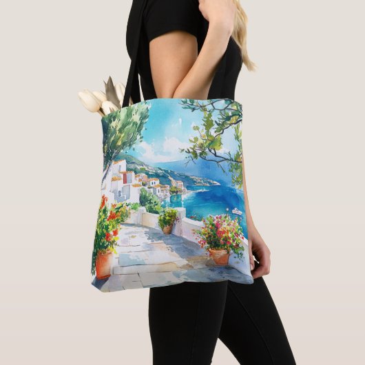 Tote Bag Mediterranean Summer (De près)
