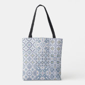 Tote Bag Mediterranean Tiles, Moroccan, Majolica, Azulejo (Dos)