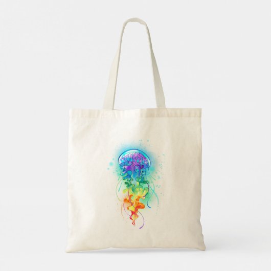 Tote Bag Méduse arc-en-ciel (Dos)