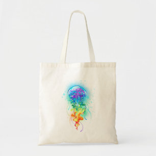 Tote Bag Méduse arc-en-ciel
