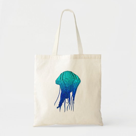 Tote Bag Méduse tribale (Devant)