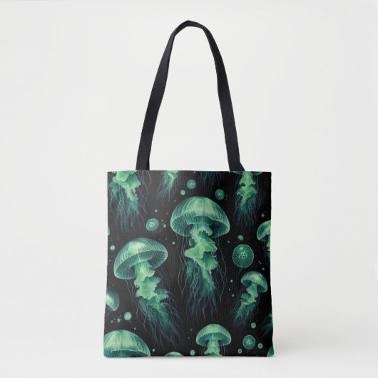 Tote Bag Méduses Brillent (Devant)