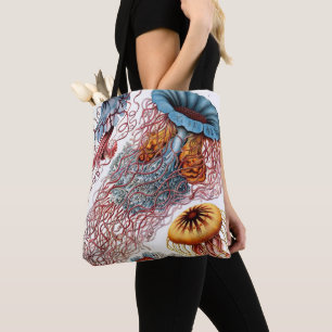 Tote Bag Méduses vintage par Ernst Haeckel, Discomedusae