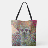 Tote Bag Meerkat Abstrait (Dos)