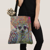 Tote Bag Meerkat Abstrait (De près)