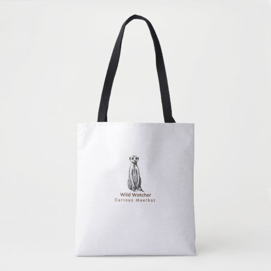 Tote Bag meerkat drôle (Devant)