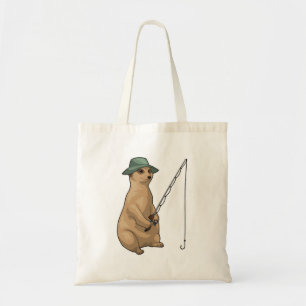 Tote Bag Meerkat Fishing Fisher
