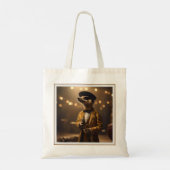 Tote Bag Meerkat Sinatra, (Dos)