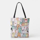 Tote Bag Meilleur Ami Anniversaire Cadeau Chats Nom de l'Am (Dos)
