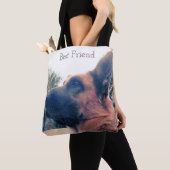Tote Bag Meilleur ami. Chien (De près)