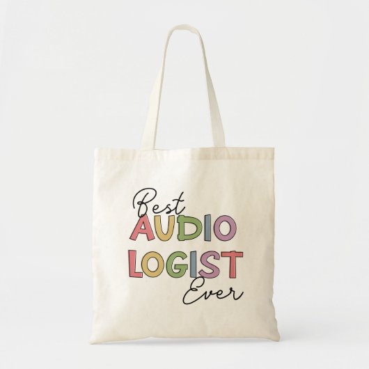 Tote Bag Meilleur audiologiste jamais médecin de l'audiolog (Devant)