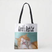 Tote Bag Meilleur Cat Photo (Devant)