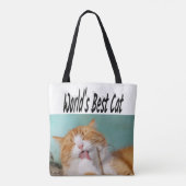 Tote Bag Meilleur Cat Photo (Dos)