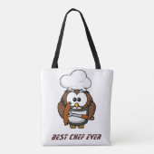 Tote Bag Meilleur chef (Dos)