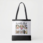 Tote Bag Meilleur Chien Maman Citation Moderne 6 Photo Coll (Devant)
