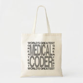 Tote Bag Meilleur Codeur Médicale dans le monde (Devant)