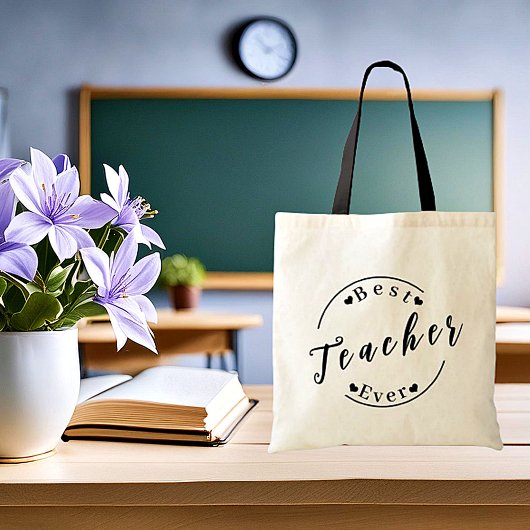 Tote Bag Meilleur enseignant de tous les temps