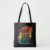 TOTE BAG MEILLEUR ENSEIGNANT JAMAIS (Devant)