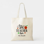 Tote Bag Meilleur enseignant jamais enseignant Semaine d'ap (Dos)
