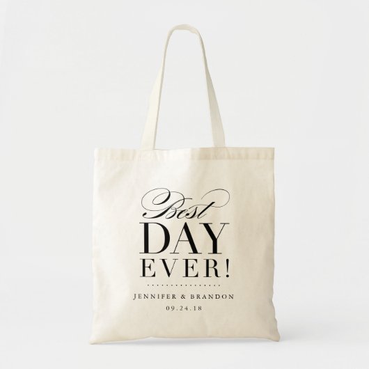 Tote Bag Meilleur jour jamais Fourre-tout (Devant)