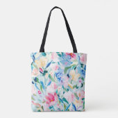 Tote Bag Meilleur Mimi Floral Abstrait Jamais (Dos)