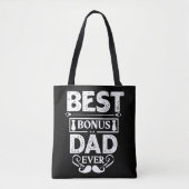 Tote Bag Meilleur papa de bonification (Devant)