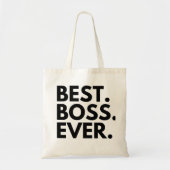 TOTE BAG MEILLEUR PATRON EVER (Devant)
