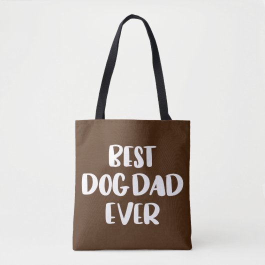 Tote Bag Meilleur père de chien (Devant)