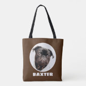 Tote Bag Meilleur père de chien (Dos)