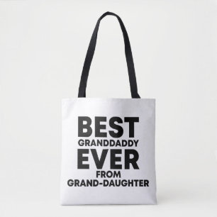 Tote Bag Meilleur petit-papa jamais vu de petite-fille