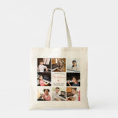 Tote Bag Meilleur professeur de piano photo Collage moderne (Dos)