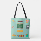 Tote Bag Meilleur Professeur de Tous les Temps (Dos)