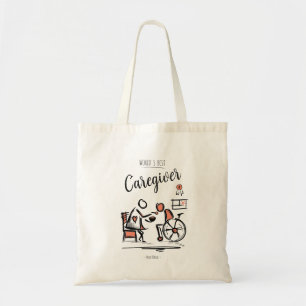 Tote Bag Meilleur professionnel et personne en fauteuil rou