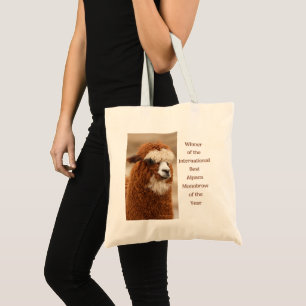 Tote Bag Meilleur Sourcil Uni d'Alpaca