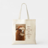 Tote Bag Meilleur Sourcil Uni d'Alpaca (Dos)