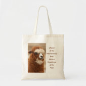 Tote Bag Meilleur Sourcil Uni d'Alpaca (Devant)