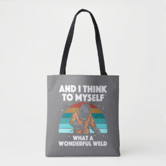 Tote Bag Meilleur Welding Art Men Women Arc Welder Ir